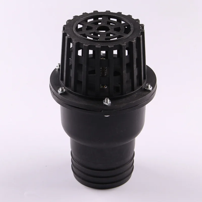 Pump Bottom Valve, Check Valve 3 Inch 185mm * 60mm Plastic Bottom Valve, Shower Head, Outer Diameter 75MM