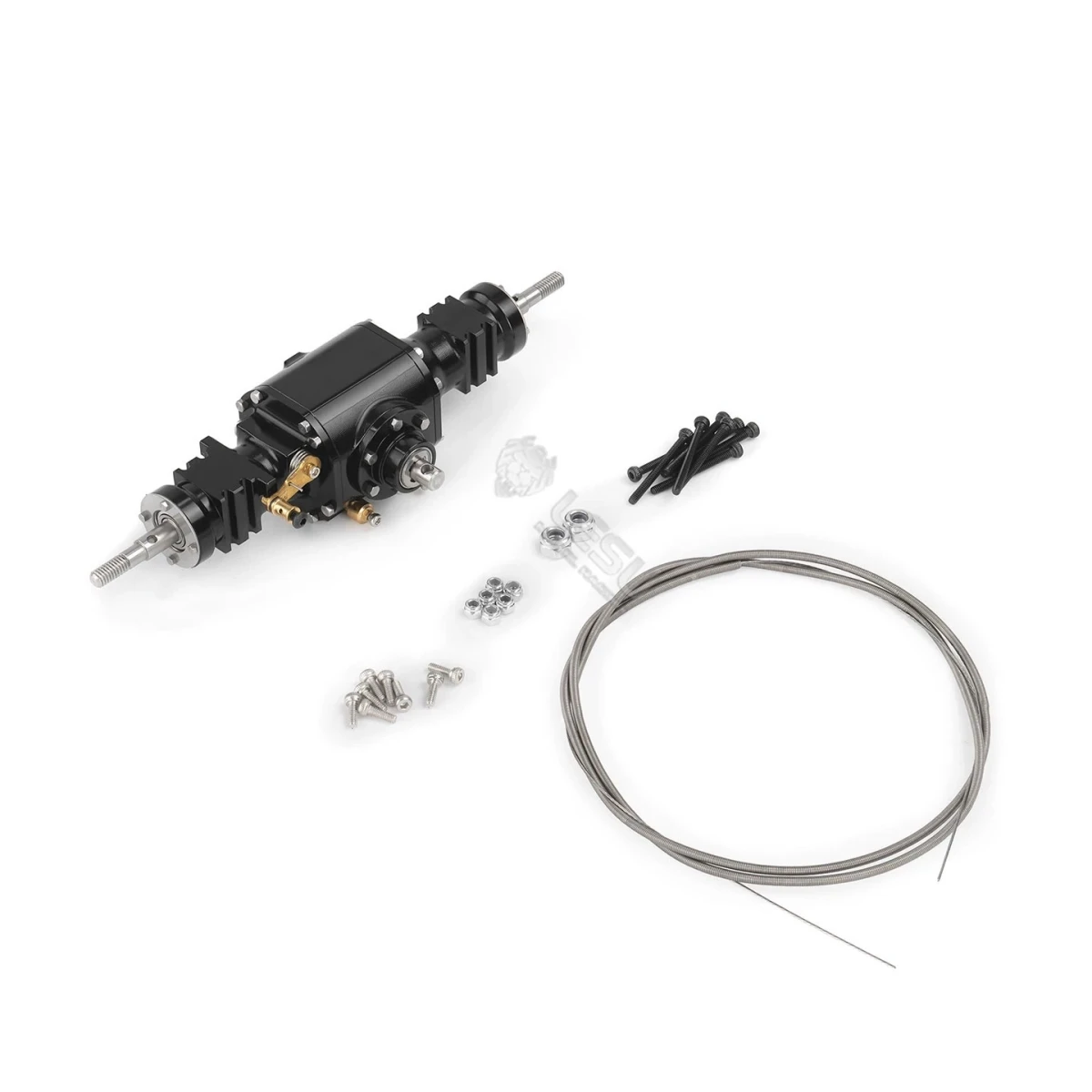 

LESU RD-2039 Front Rear Axle With Differential Lock For 1/14 WA100M-8 RC Loader Gear Ratio 1:3 Heavy Duty Axle Upgrade Parts