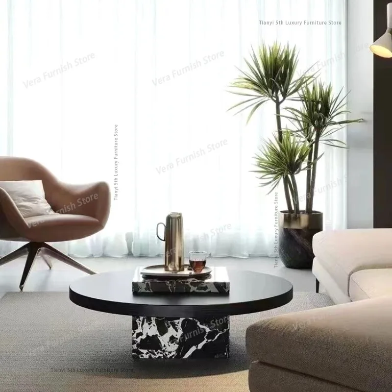 

Italian Minimalist Coffee Table Nordic Creative Marble Living Room Coffee Table Designer Home Furniture дизайнерская мебель FYCT