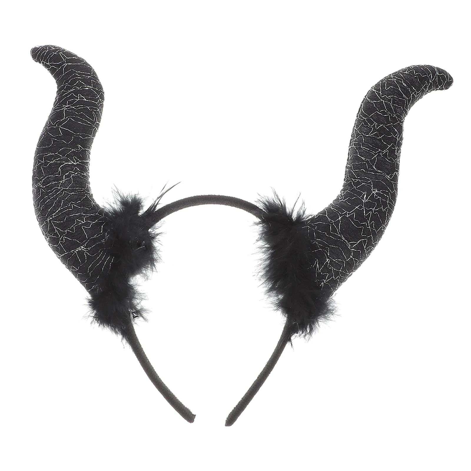 

Horn Headband Halloween Headdress Horns Cosplay Hair Bands Party Hoops Costume Accessory Photography Prop Durable