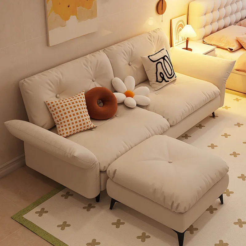 Sofa bed, small apartment, living room, apartment, modern homestay, simple rental house