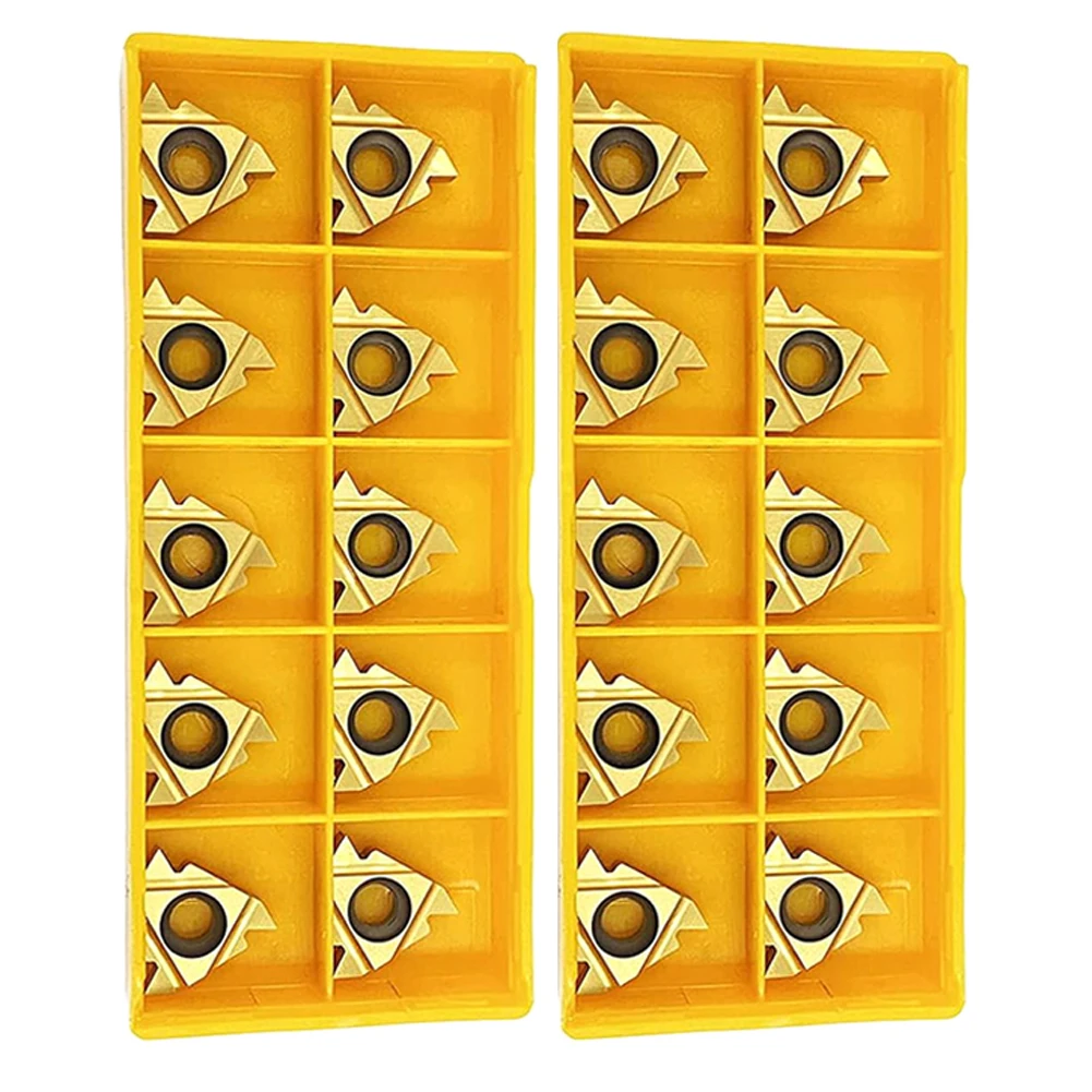 

20pcs Carbide Threading Inserts Inserts For Lathe Carbide Inserts Cost-effective Cutting Tools Easy Blade Replacement