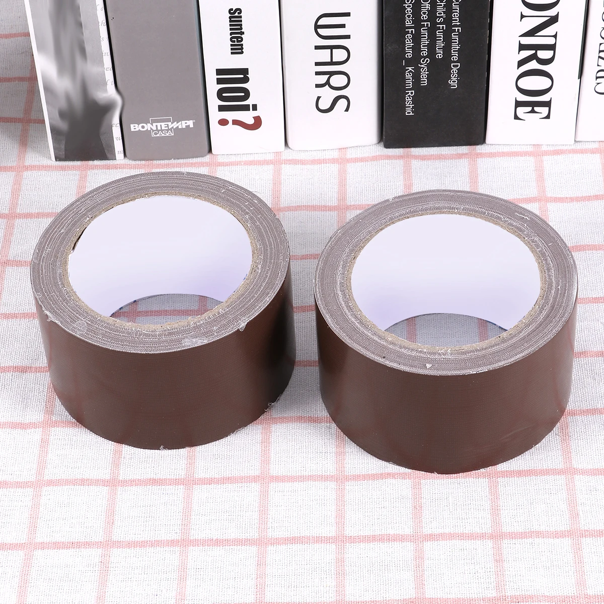 

2PCS Waterproof Floor Rug Cloth Tape High Viscosity Brown Adhesive Carpet Seams Packaging Sealing Repair Strong Sticky