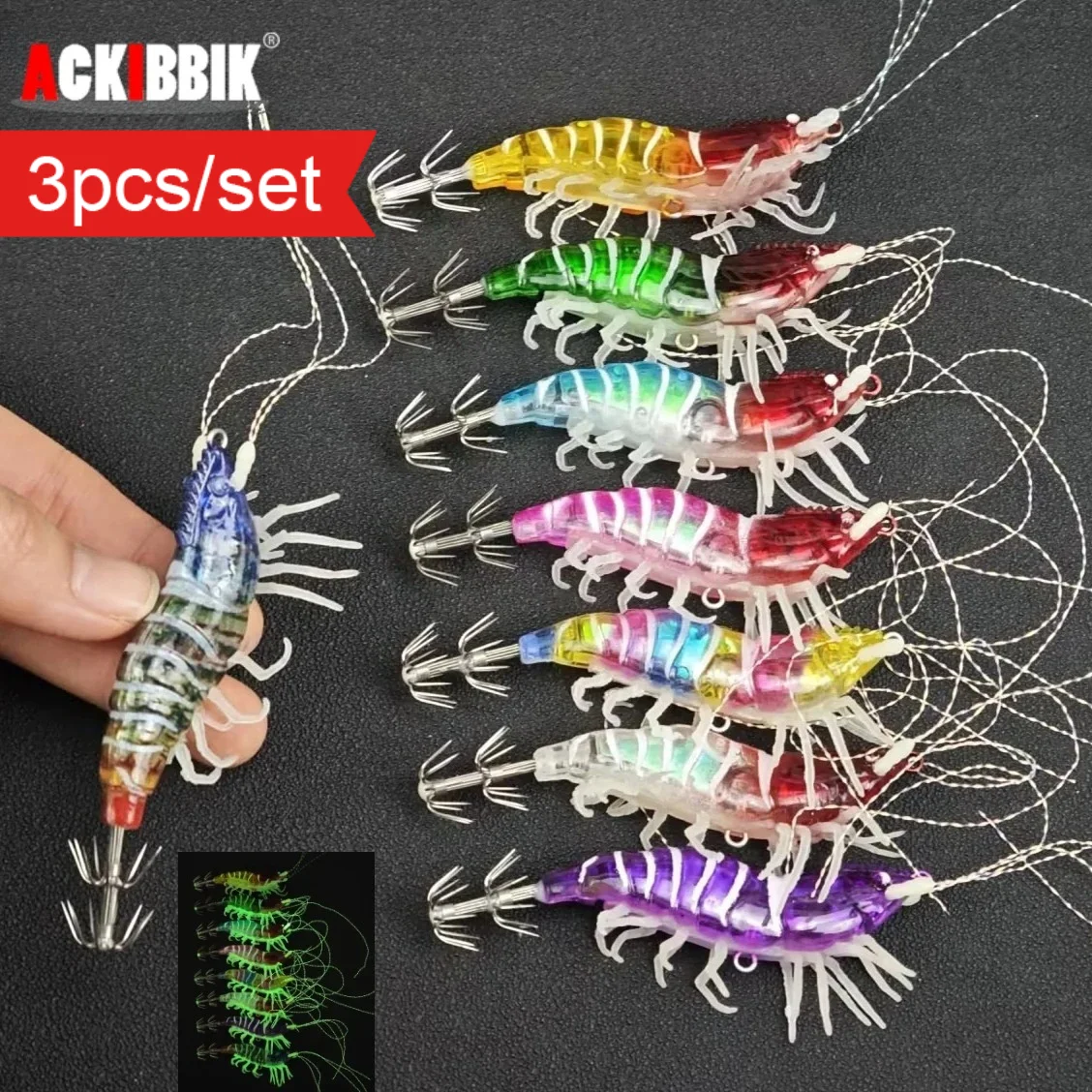 Ackibbik 3Pcs Horiz…