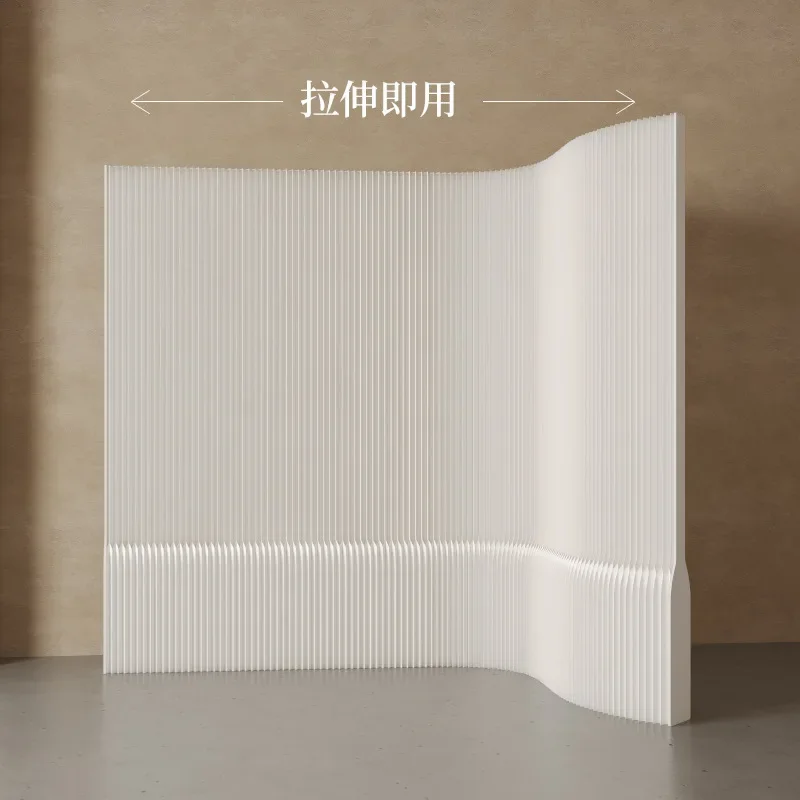 Factory wholesale screen partition living room office live stream to build stretch paper wall white screen partition
