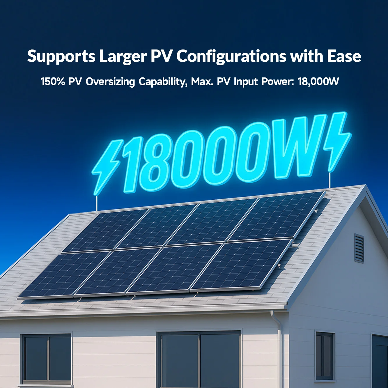 EHD10K Storage 120/240V Solar Inverter 8kw 10kw 12kw Hybrid Inverter Split Phase Lithium Battery Solar System