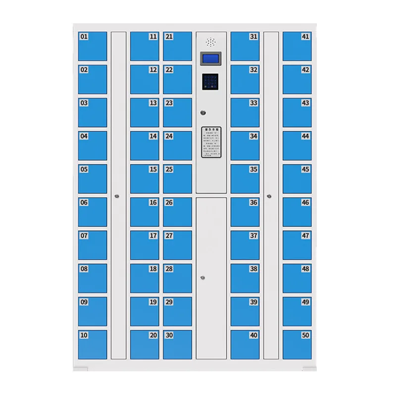 

Supermarket electronic smart locker, infrared barcode swipe card password storage cabinet