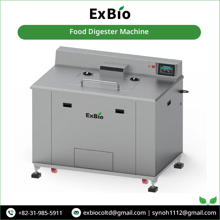 Food Waste Digester Machine Supplier Of Superlative Quality Exbio 300kg/day Capacity Food Waste Disposal Composting Machine