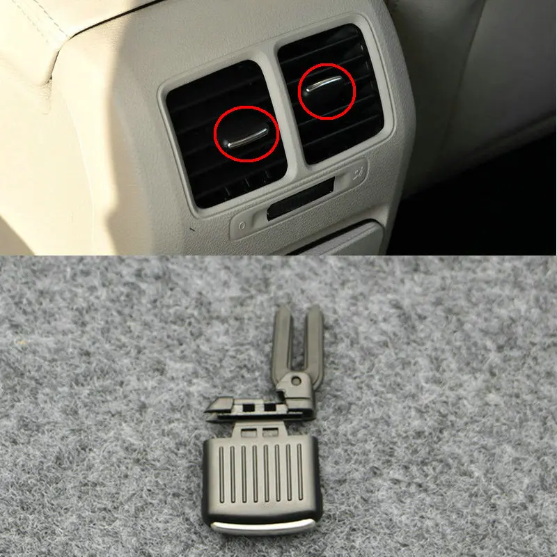 Apply to Golf 6 MK6 Jetta 2006-2011 Rear air outlet paddle Rear air outlet blade buckle