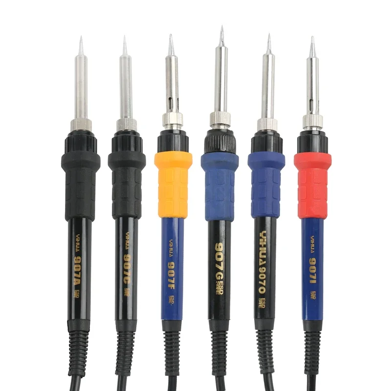 Electric Soldering Iron Handle YIHUA 907I 907C 907F 907O 907A 907G Station Soldering For 995D 878D 939D+ 853D 862BD+ 899D+ 8786D