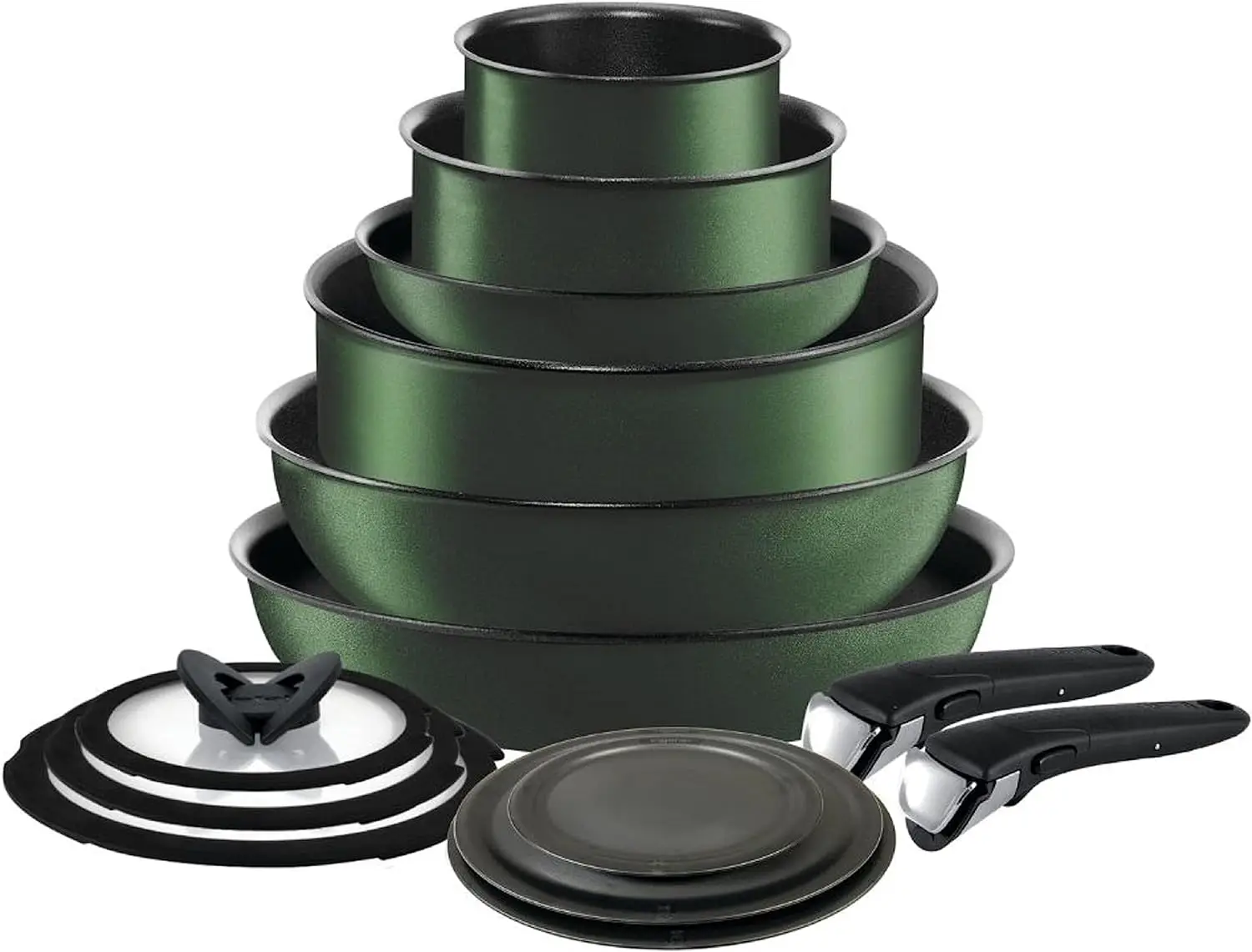 T-fal Ingenio Nonstick Cookware Set 14 Piece, Induction, Oven Broiler Safe 500F, Cookware, Pots and Pans, RV, Camping, Oven,