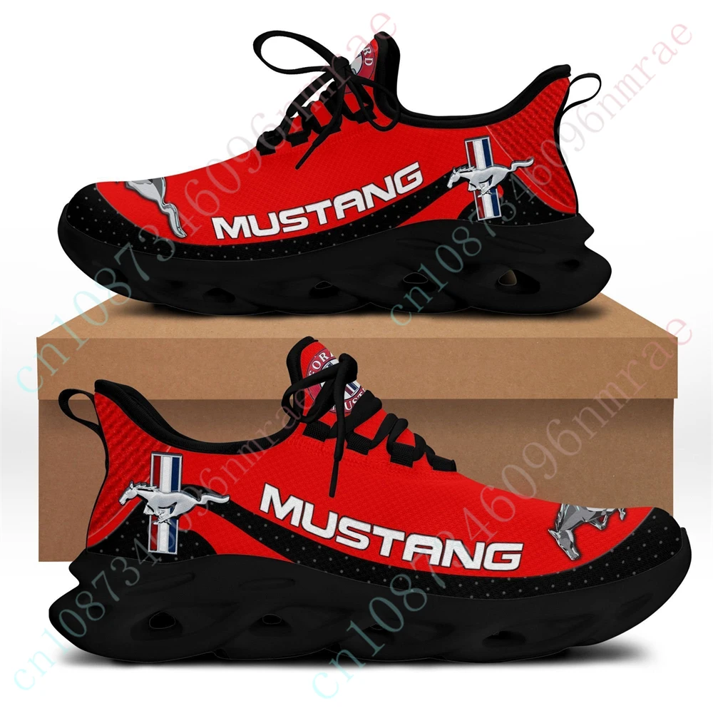 Mustang Shoes Lightweight Damping Men\'s Sneakers Unisex Tennis Sports Shoes For Men Big Size Casual Male Sneakers Custom Logo