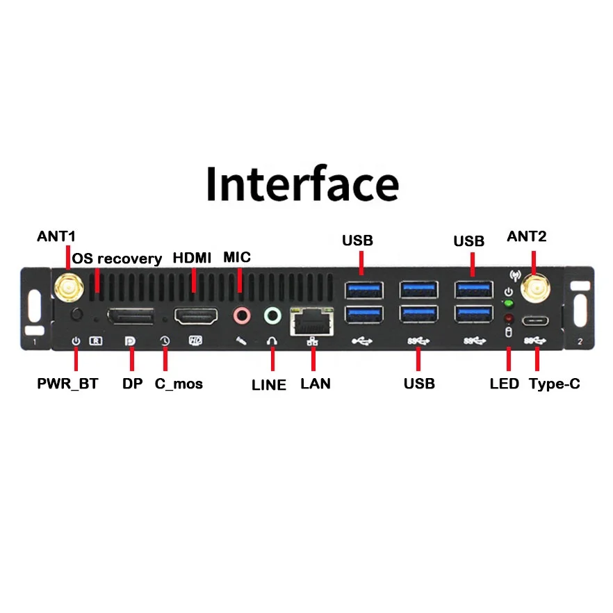 Domify ops High end cometlake-h i7-10500h mini gaming pc desktop computer mini pc interactive whiteboards for schools