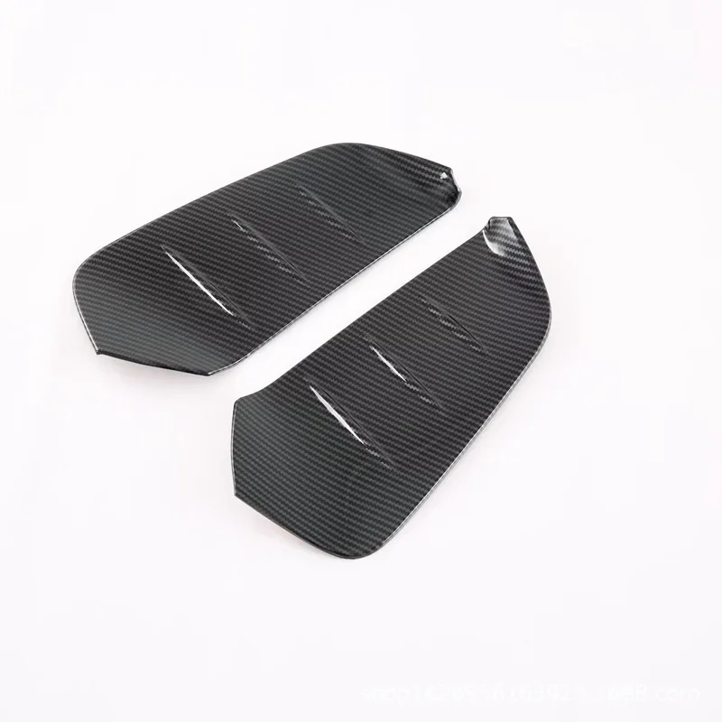 2pcs  ABS Car Front Foglight Molding Stripe Cover Trim Sticker Fit For Toyota BZ4X Pro 2022