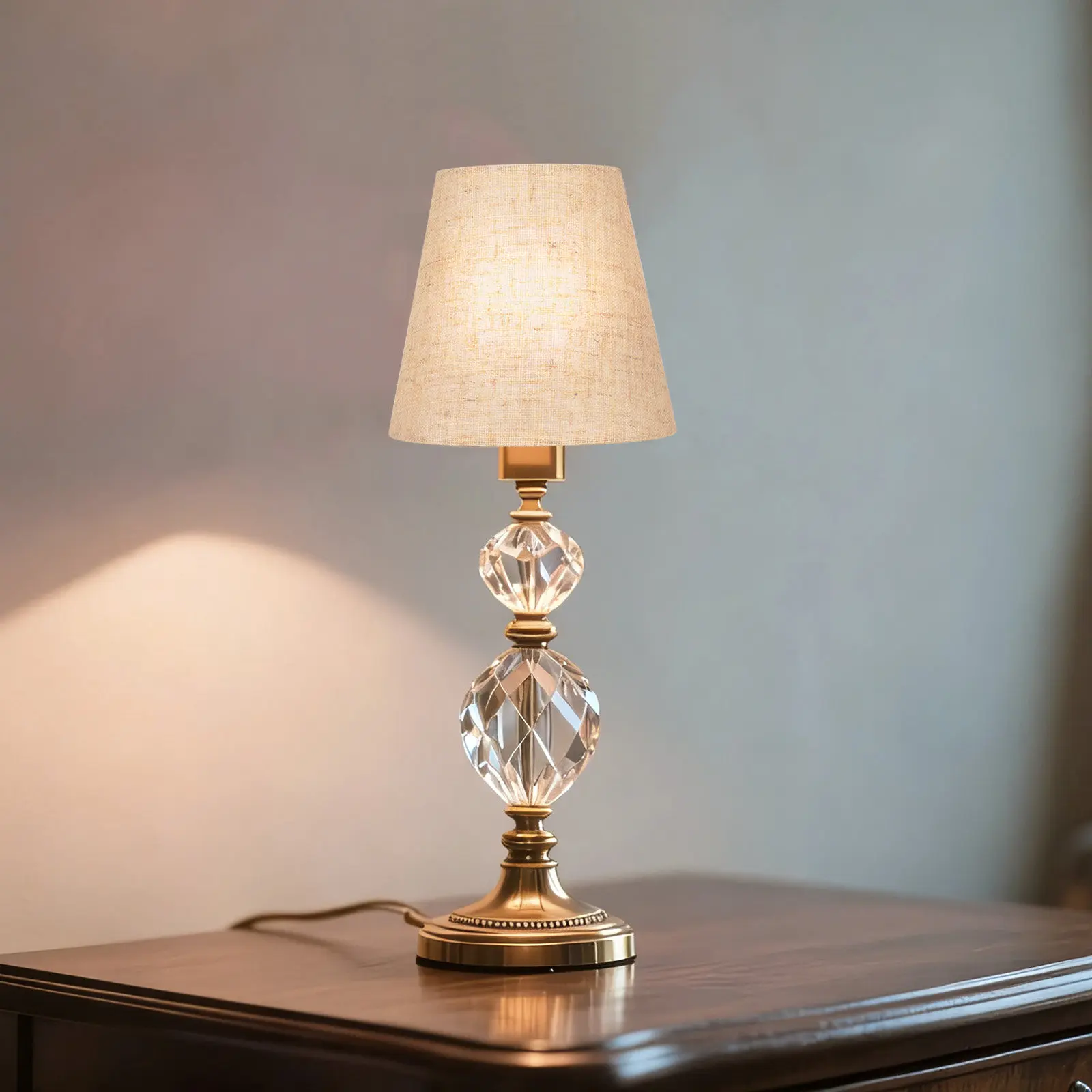2Pcs Cloth Lamp Shade Decorative Replacement Table Lamp Shade Chandelier Lampshade Bright Gentle Light
