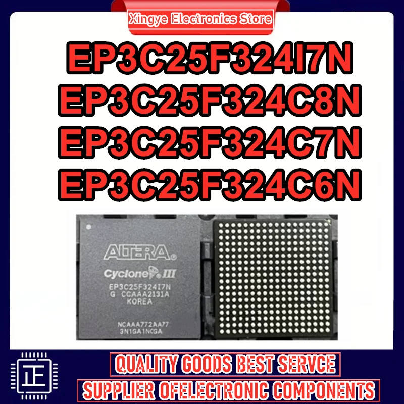

EP3C25F324I7N EP3C25F324C8N EP3C25F324C7N EP3C25F324C6N Микросхема BGA 100% новый оригинал на складе