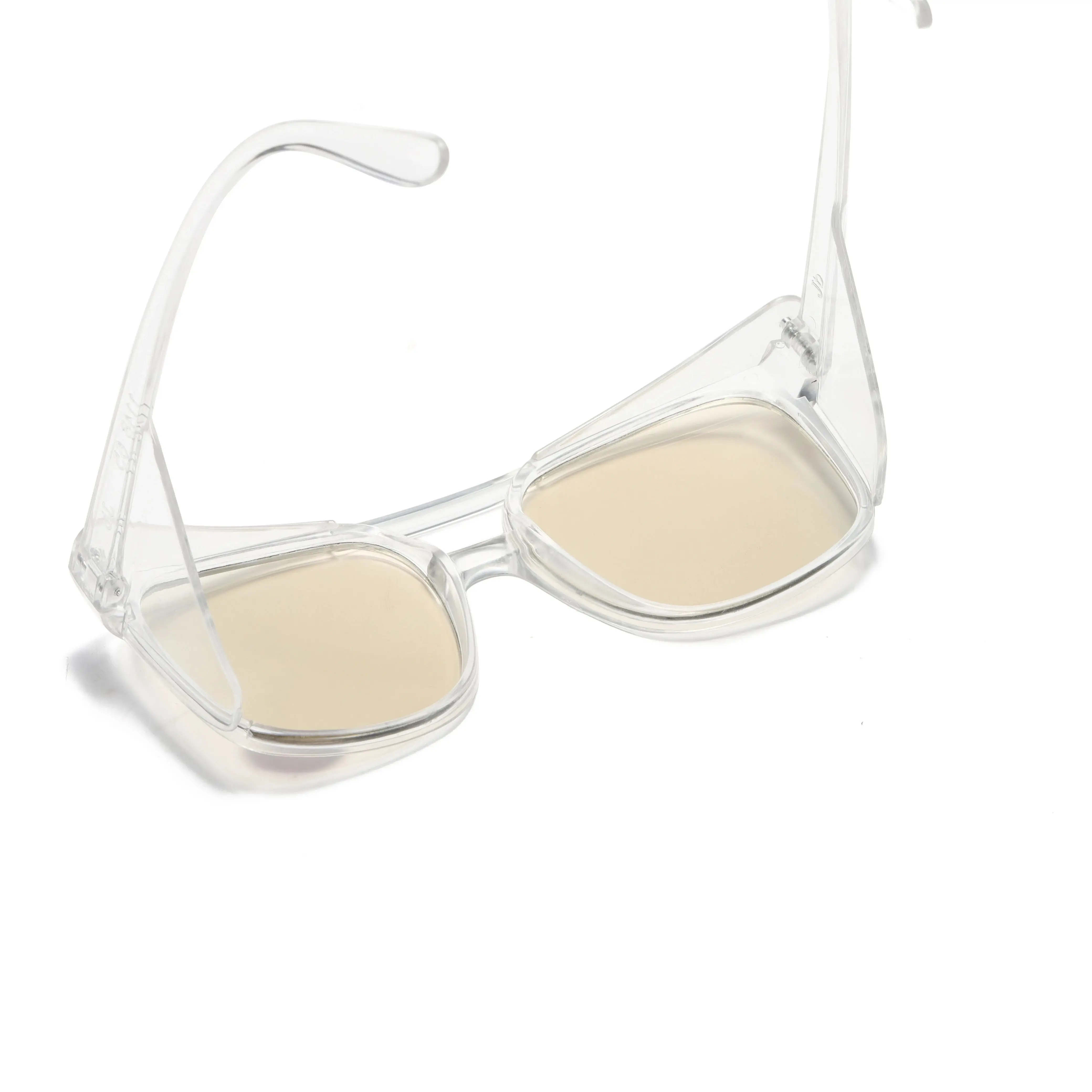 Unisex Glass Lens Safety Goggles Windproof Dustproof Anti-Pollen Protective Eyewear for Daily Work