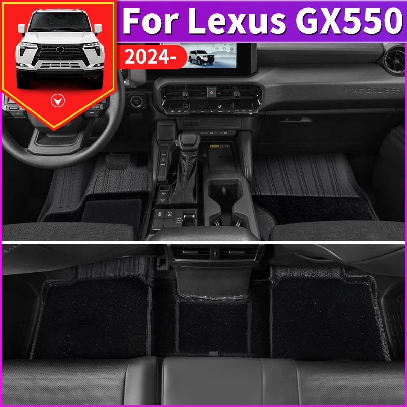 For Lexus GX550 GX550h 2024 2025 Special car Floor Mats Trunk Mats gx 550 Interior upgraded Accessories Modification Tuning