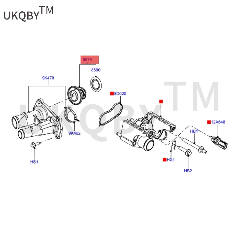 Applicable to F ox 12 1 6/Forex Yibo Carnival 13 1.5 thermostat 4M5G8575ZB