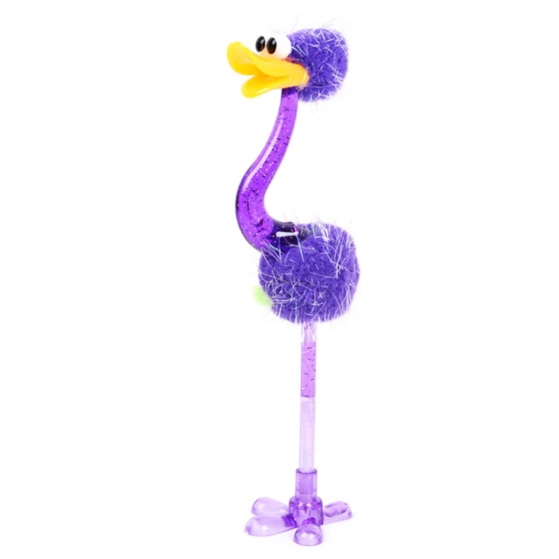 12 PCS Cartoon Ostrich Ballpoint Pen for Creative 3D Ostrich Gift for Stud