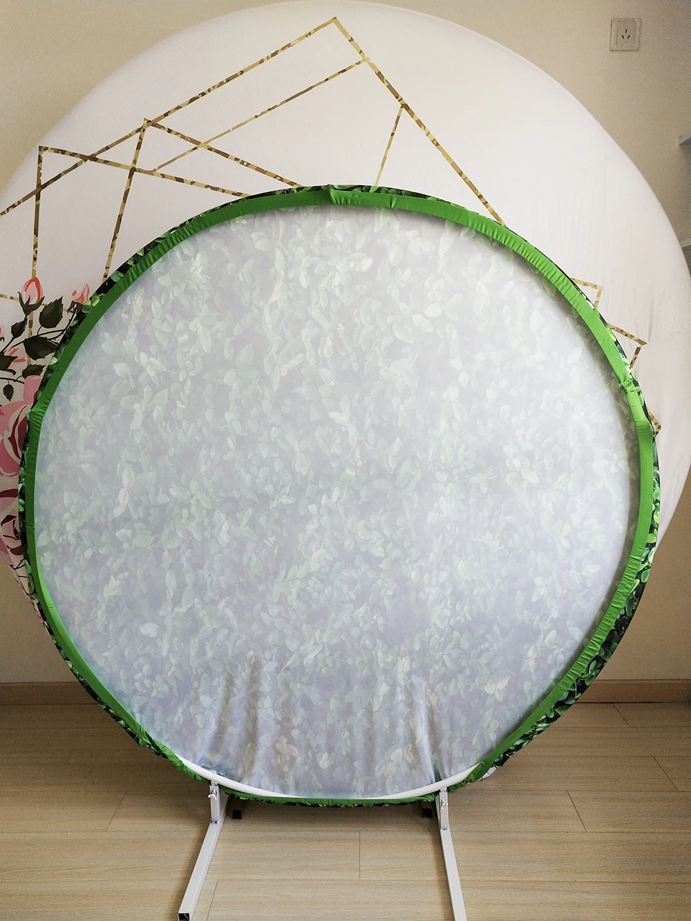 Round Backdrop Cover Moana Princess for Birthday Party Baby Shower Background Wall Vaiana Decorations Photo Booth