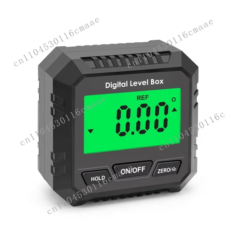 High-precision and durable electronic digital display inclinometer Magnetic force level Angle ruler Mini measuring instrument