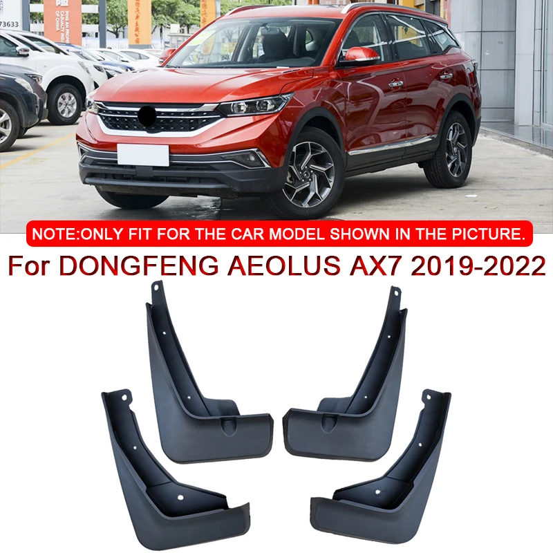 

For DONGFENG AEOLUS AX7 2019-2022 Car Styling ABS Car Mud Flaps Splash Guard Mudguards MudFlaps Front Rear Fender Accessories