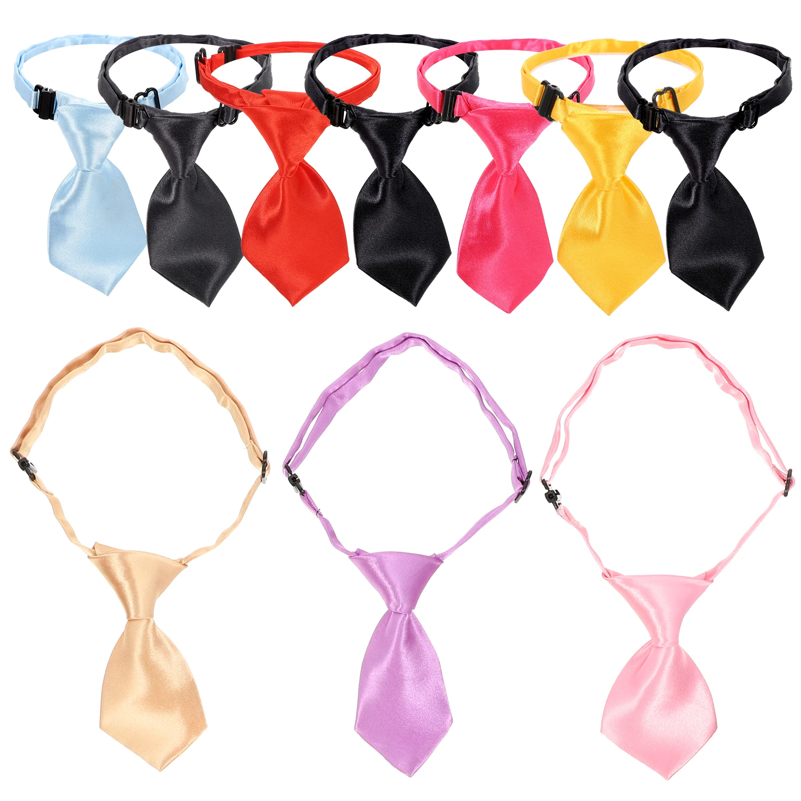 

10pcs Collar Pet Tie Necklace Adjustable Neckties Cloth Large Dog Accessories Party Wear Christmas Birthday Wedding Dog