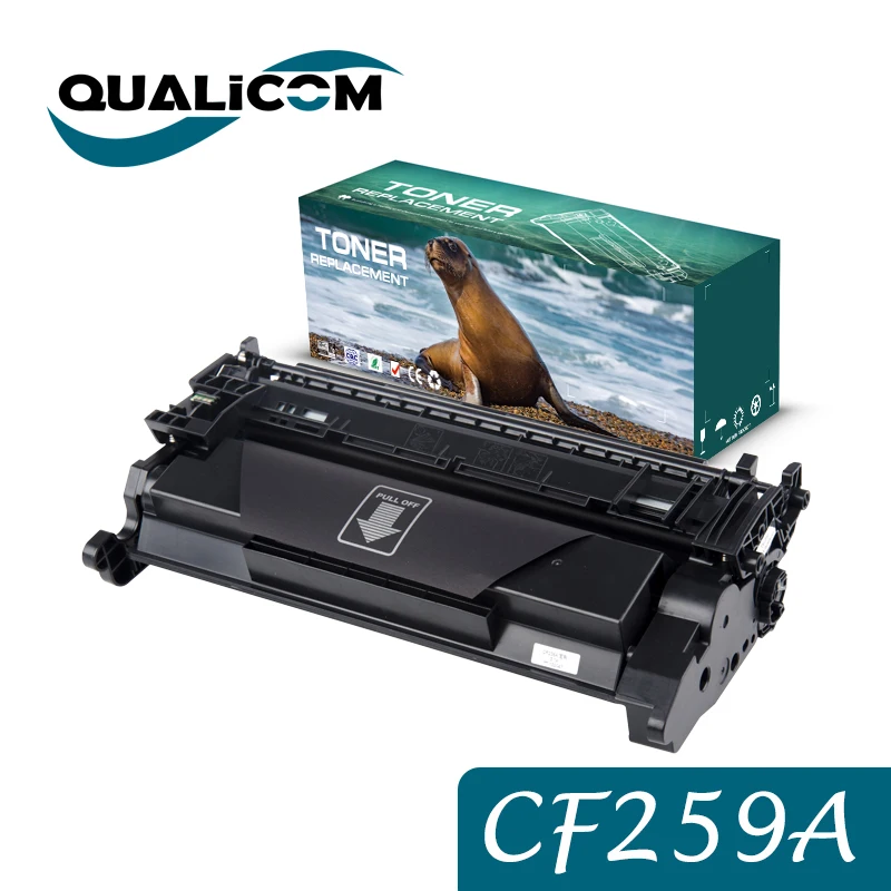 

Qualicom CF259A 59A с чипом совместимый картридж с тонером для HP LaserJet Pro MFP M404dn M404dw M404n M428dw M428fdn M428fdw