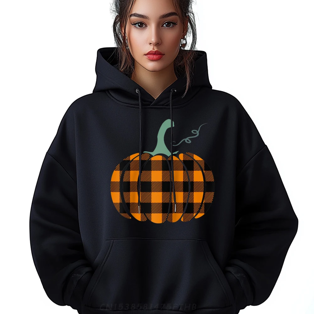 

Buffalo Plaid Pumpkin Pumpkin Raglan Baseball Tee Funny Shirt Unisex Pullover Men Normal