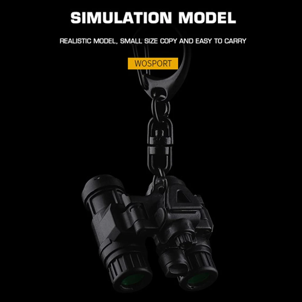 Porte-clés de Vision nocturne, modèle factice, Binoculaire à Angle réglable NVG, accessoires de Collection de jeux Airsoft de chasse