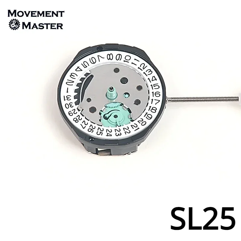 New Single Calendar SL25 Quartz Movement Date At 3/6 Women's 3Hands Watch Movement Repair Replacement Parts