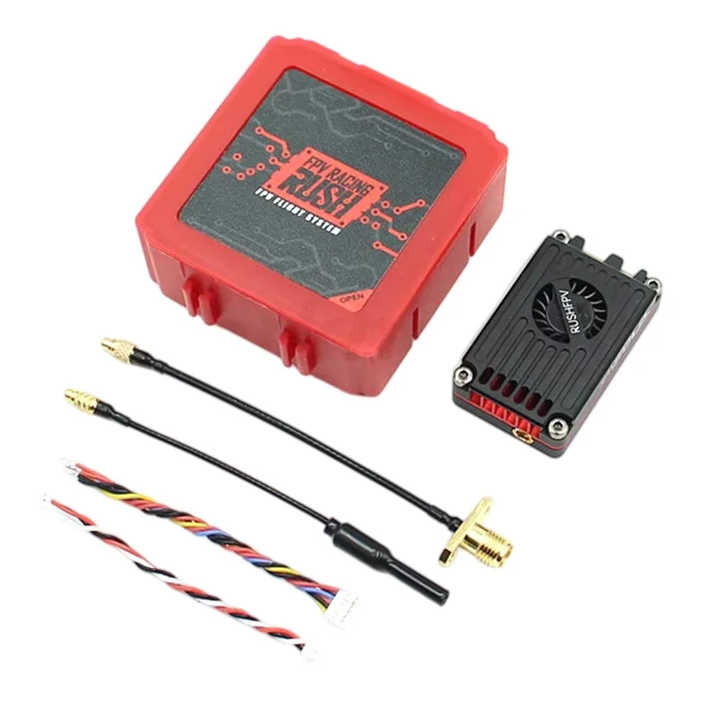 RUSHFPV TANK MAX SOLO 5,8GHz 2,5W 48CH 37CH VTX Videosender 6S MMCX SmartAudio CNC-Gehäuse Langstrecken-FPV-RC-Drohne