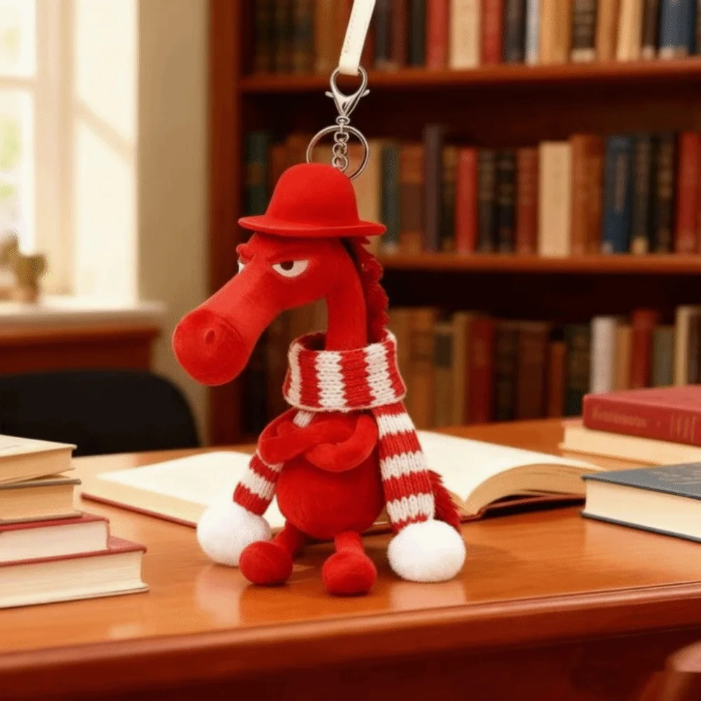 الكرتون محاكاة الحصان دمية محشوة براعة رائعة لطيف تصميم ألعاب من نسيج مخملي الخيال نمط الوردي المهر دمية هدية عيد ميلاد #2