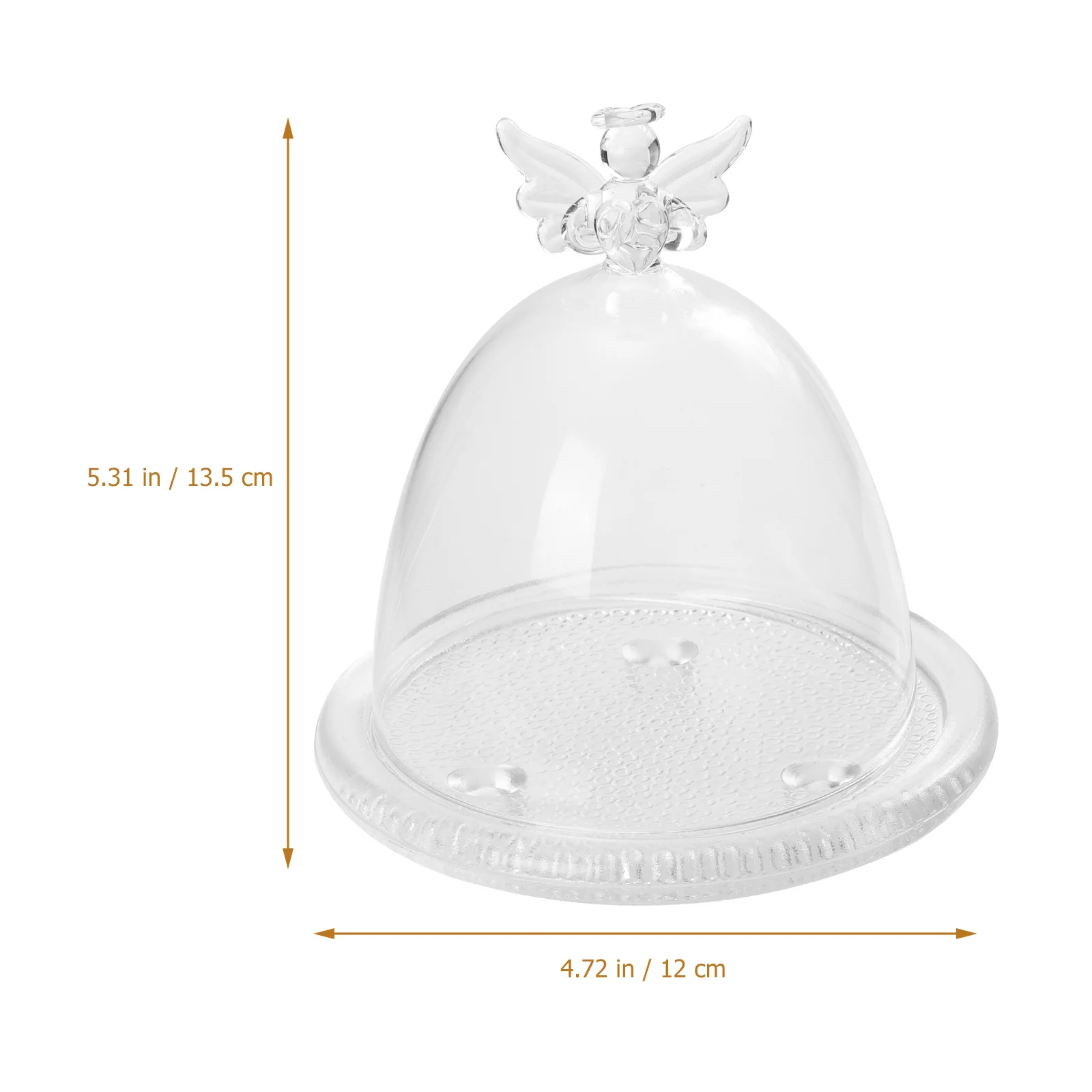 

Glass Eternal Flower Cover Preserved Dome Micro Landscape Decorative Terrarium Container Display