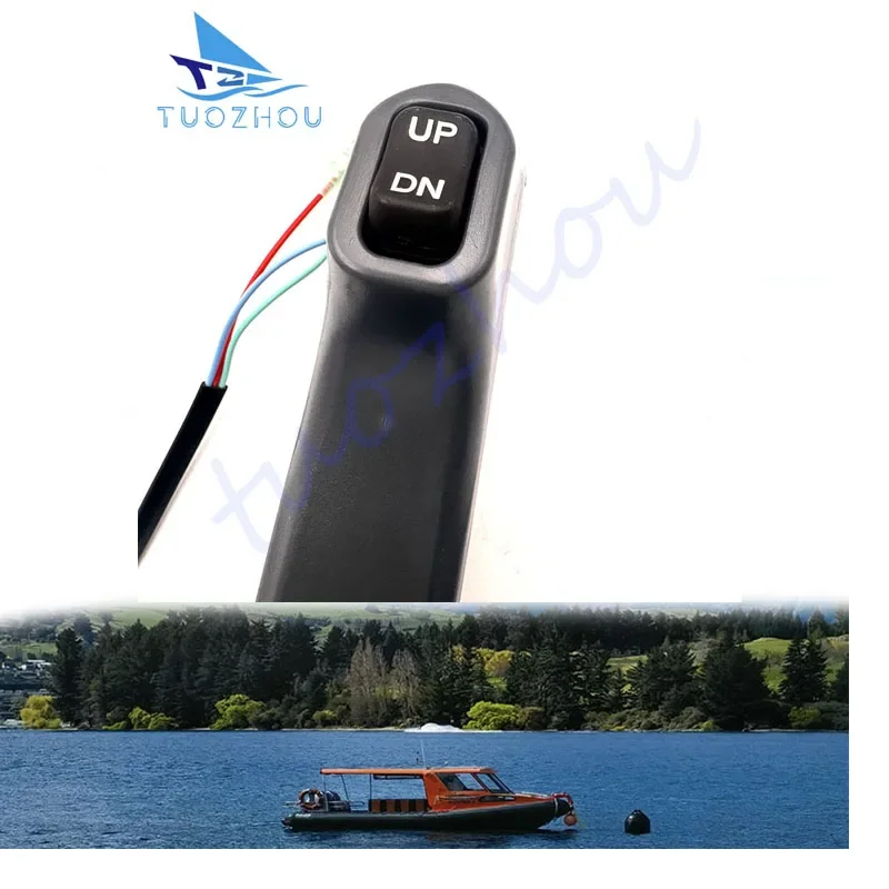 Throttle/shift handle with Trim &Tilt Switch for Yamaha  Outboard Motor new Style 703 Remote Control Box 703-48221-10
