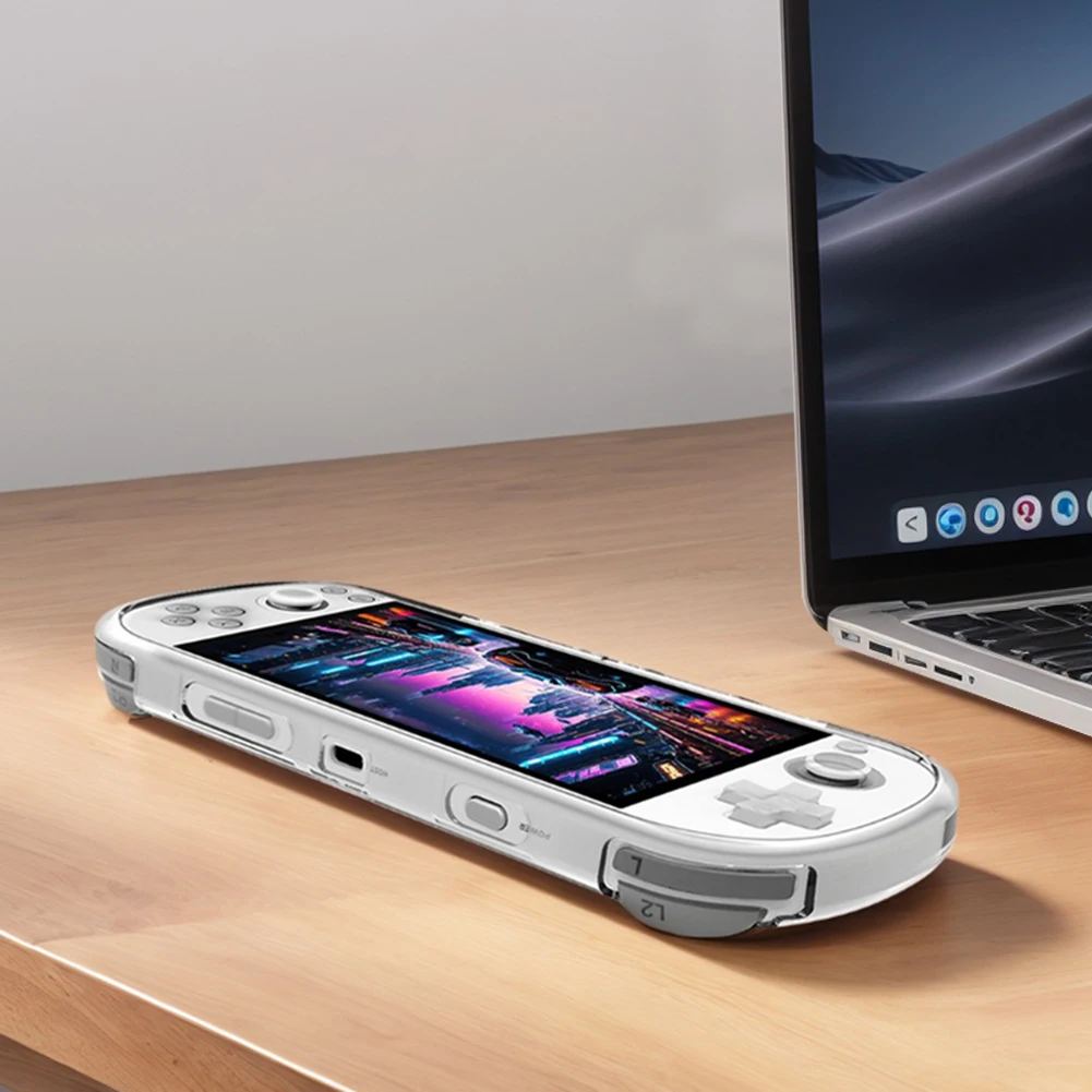 حافظة شفافة من مادة TPU، غطاء حماية مضاد للخدش لهاتف Trimui Smart Pro