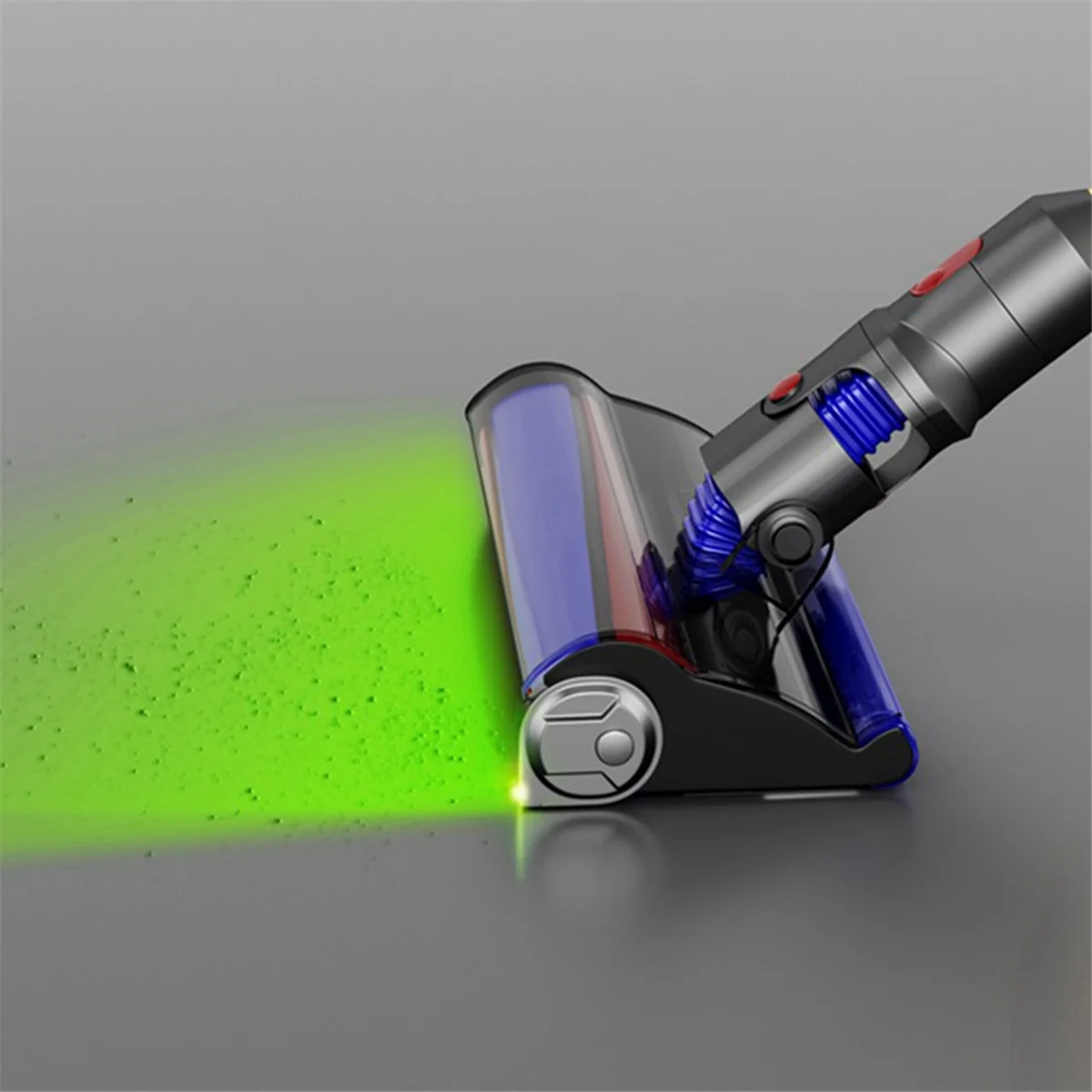 진공 청소기 먼지 조명, 배터리 숨겨진 애완 동물 털 고양이 개 털 먼지 디스플레이 LED 램프, 범용 진공 청소기 부품-B