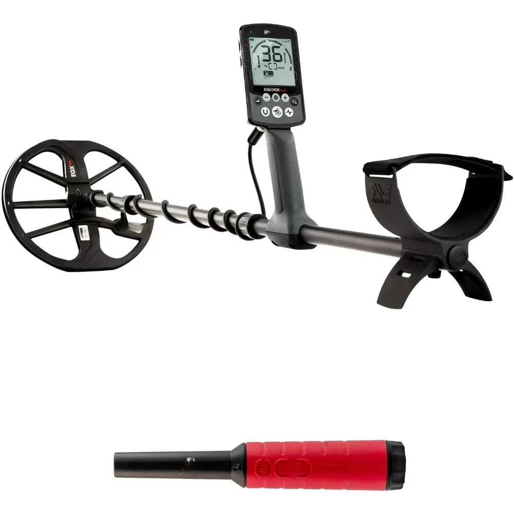 Metal Detector Bundle for Adults with Equinox 800 and PRO-FIND 40 Pinpointer, Metal Detector