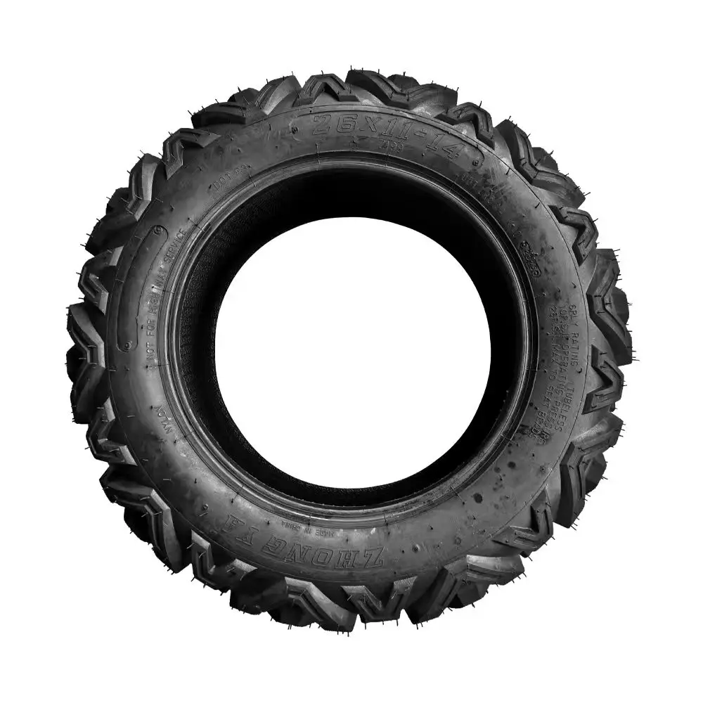 

Tubeless ATV Tires for Go-Kart/UTV/4-Wheel Motorcycle, Heavy Duty Off-Road Vacuum Tires, Mud Sand Terrain