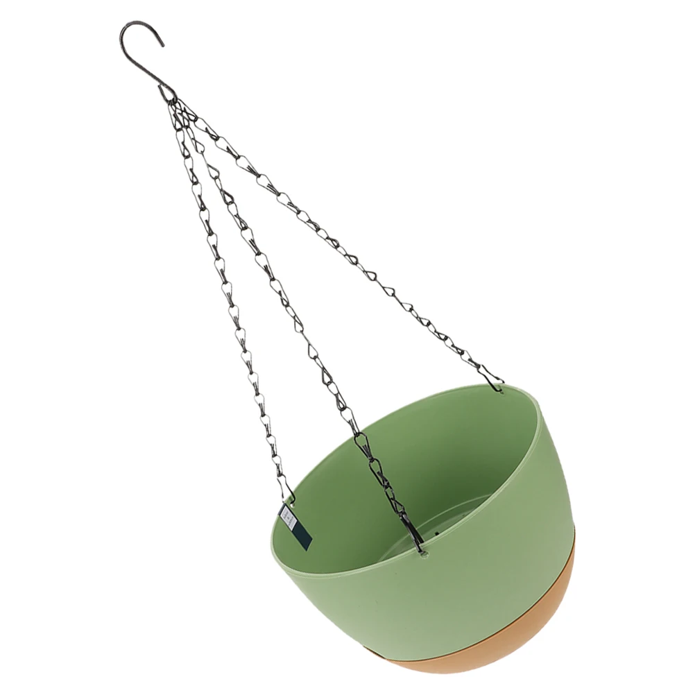 

Hanging Flower Pots Plant Basket Iron Holder Plastic Planter Garden Balcony PP Material Sturdy Durable Gifts