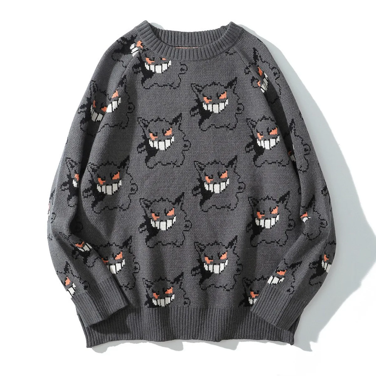 Halloween sweater autumn winter new long-sleeved monster Jacquard loose lazy wind couples, sweater