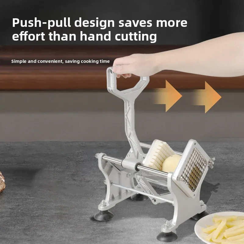 Manual French Fry Cutter Stainless Steel Veggie Dicer Potato Slicer Tool
