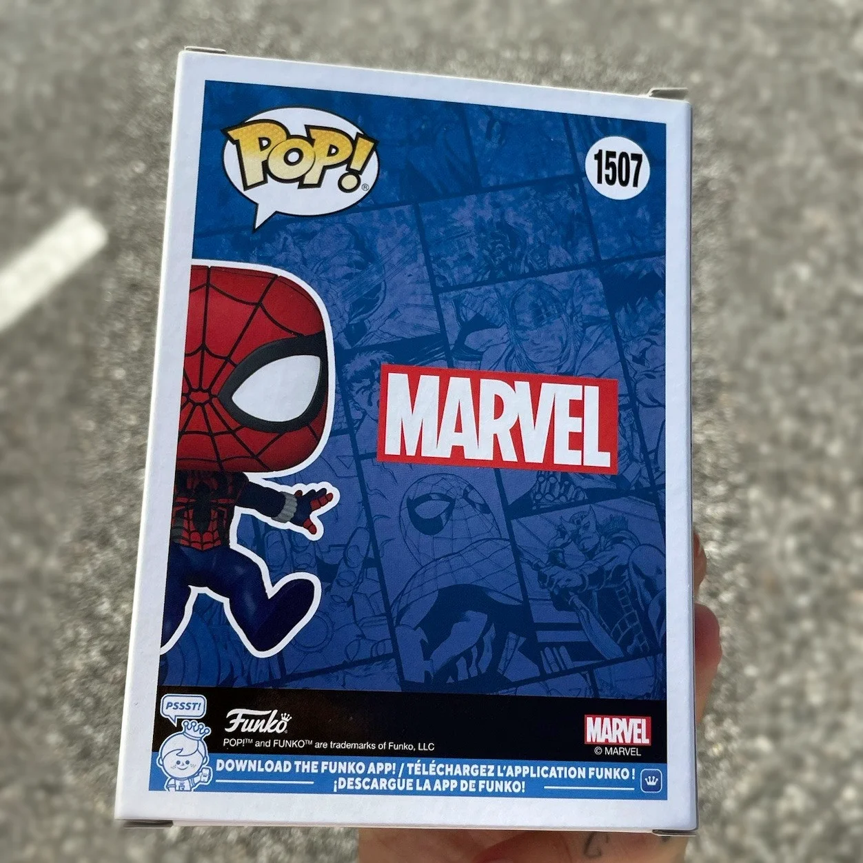 ¡Marvel pop! Figuras de acción sensacionales Spider-Man 1507 FUNKO 2025 Convención de verano coleccionable edición limitada modelo juguete para regalo