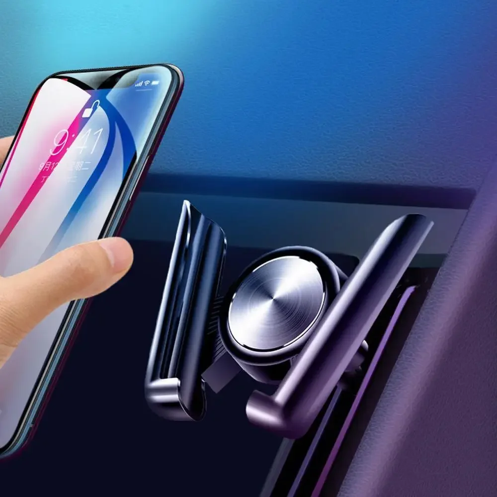 حامل هاتف السيارة الجديد تصميم مستقر الهاتف GPS حامل 360 درجة قابل للتعديل الهاتف جبل حامل الهاتف المحمول مشبك سهل اكسسوارات السيارات