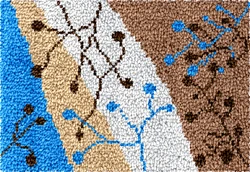 Latch hook rug kits Cartoon with Pre-Printed Pattern for Kids Canvas embroidery Knotted carpet Crochet Home decoration Tapestry