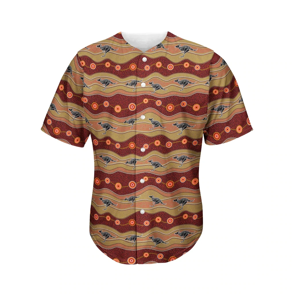 Newest 3Dprinted Aboriginal Pattern Newest Baseball Jersey Shirt Casual Streetwear Unique Unisex Funny Sport Streewear Style-1