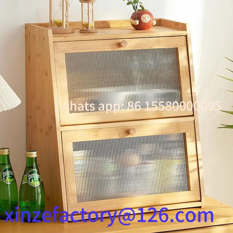 

Customizable wood tabletop locker, cup organizer