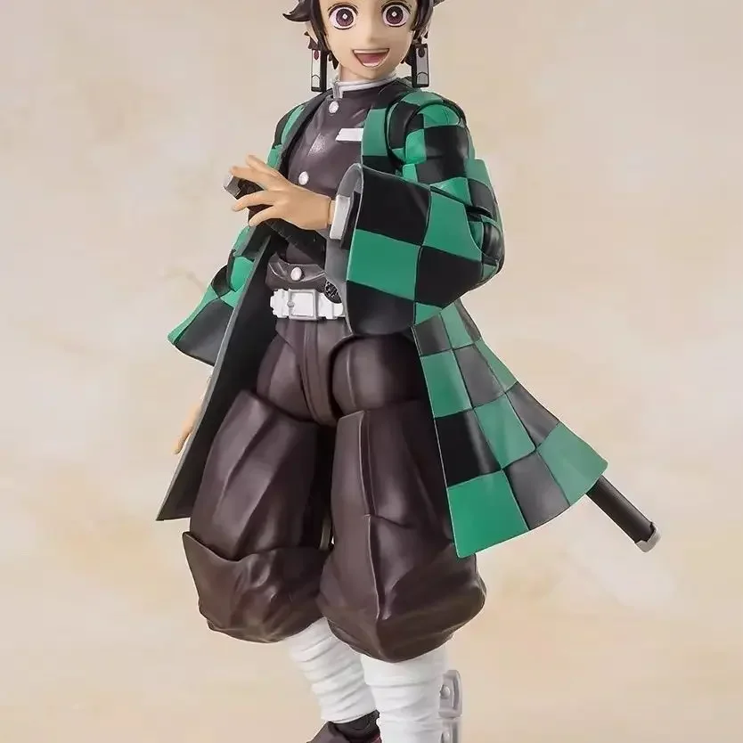 Nuovo Anime Demon Slayer Tomioka Giyuu Le parti sono mobili Versione Q Action Figure Modello in PVC bambola Giocattolo Decorazione da scrivania Confezione regalo Genuino