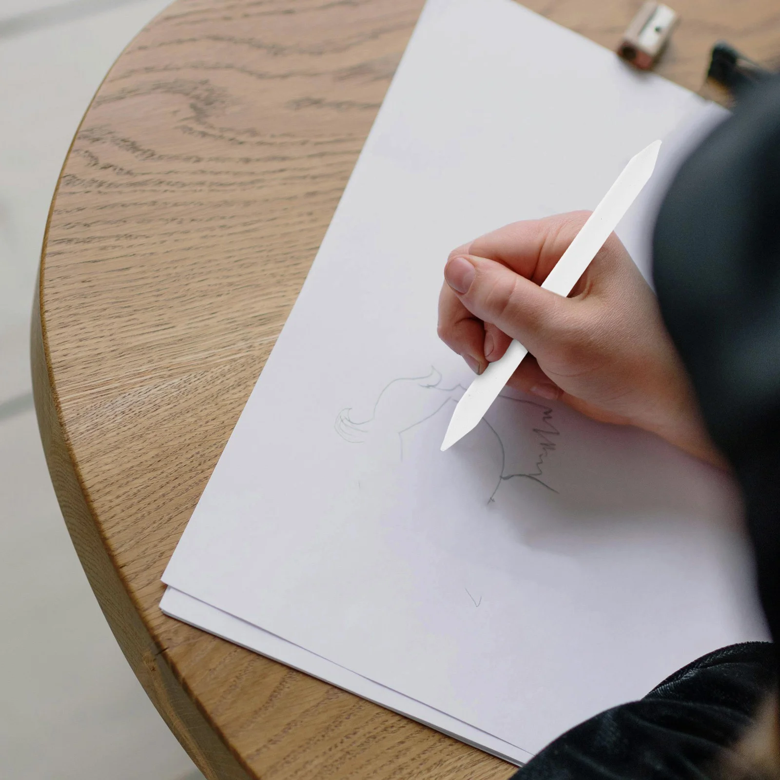 

1Set DIY Craft Drawing Tools Blending Stumps Pencil Sandpaper Sketch Wipes Brush Art Supplies Sketching Supplies